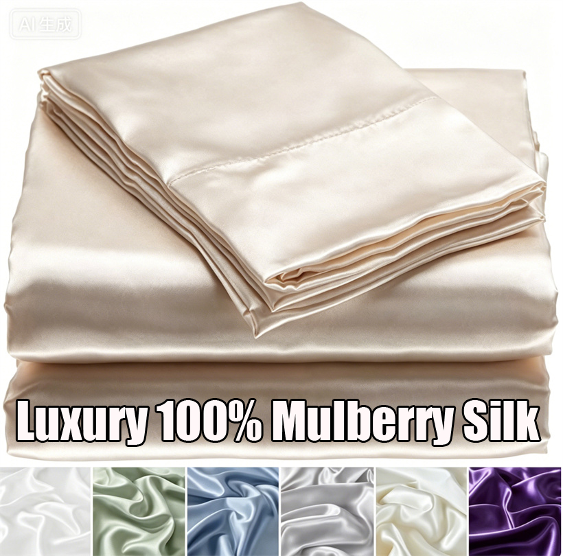 Luxury Skincare Set - طقم ملاءات سرير فاخر من حرير