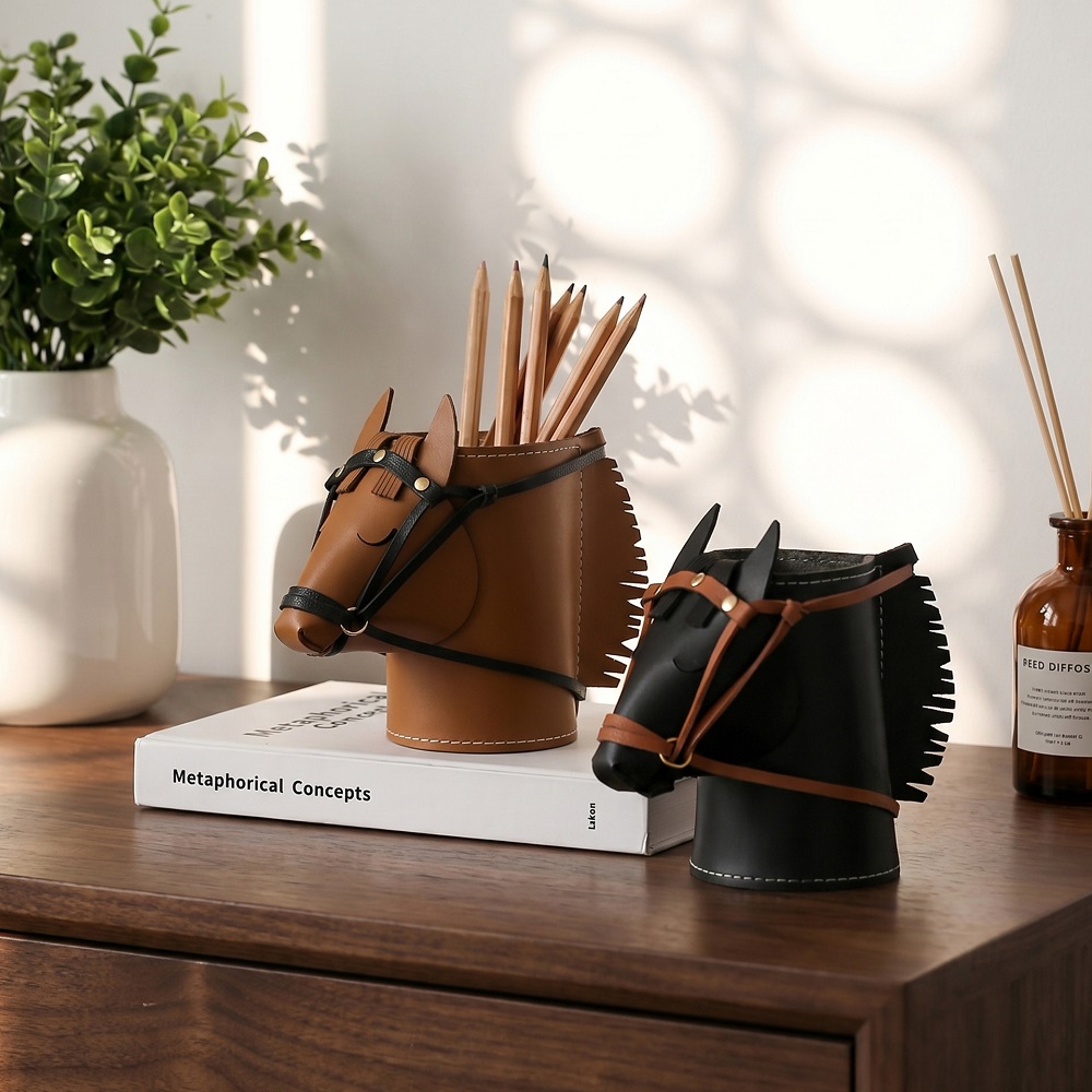 Luxury Skincare Containers - صندوق تخزين فاخر من الجلد على