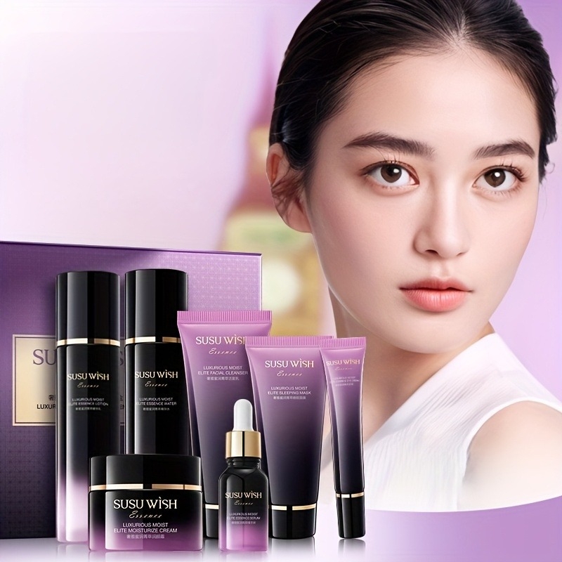 Luxury Skincare Sets - مجموعة عناية فاخرة وأنيقة من تسع