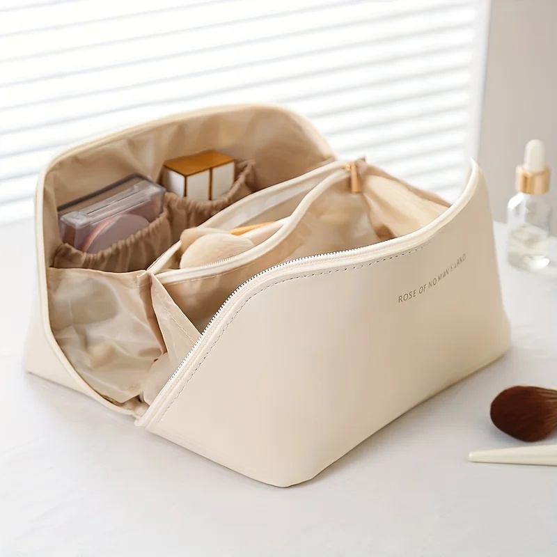 Luxury Skincare Containers - حقيبة منظم مكياج نسائية، حقيبة أدوات