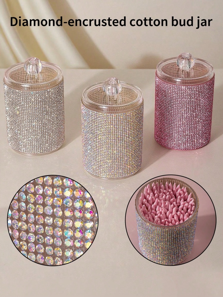 وعاء تخزين فاخر مرصع بالألماس  - مراجعة Luxury Skincare Containers وسعره