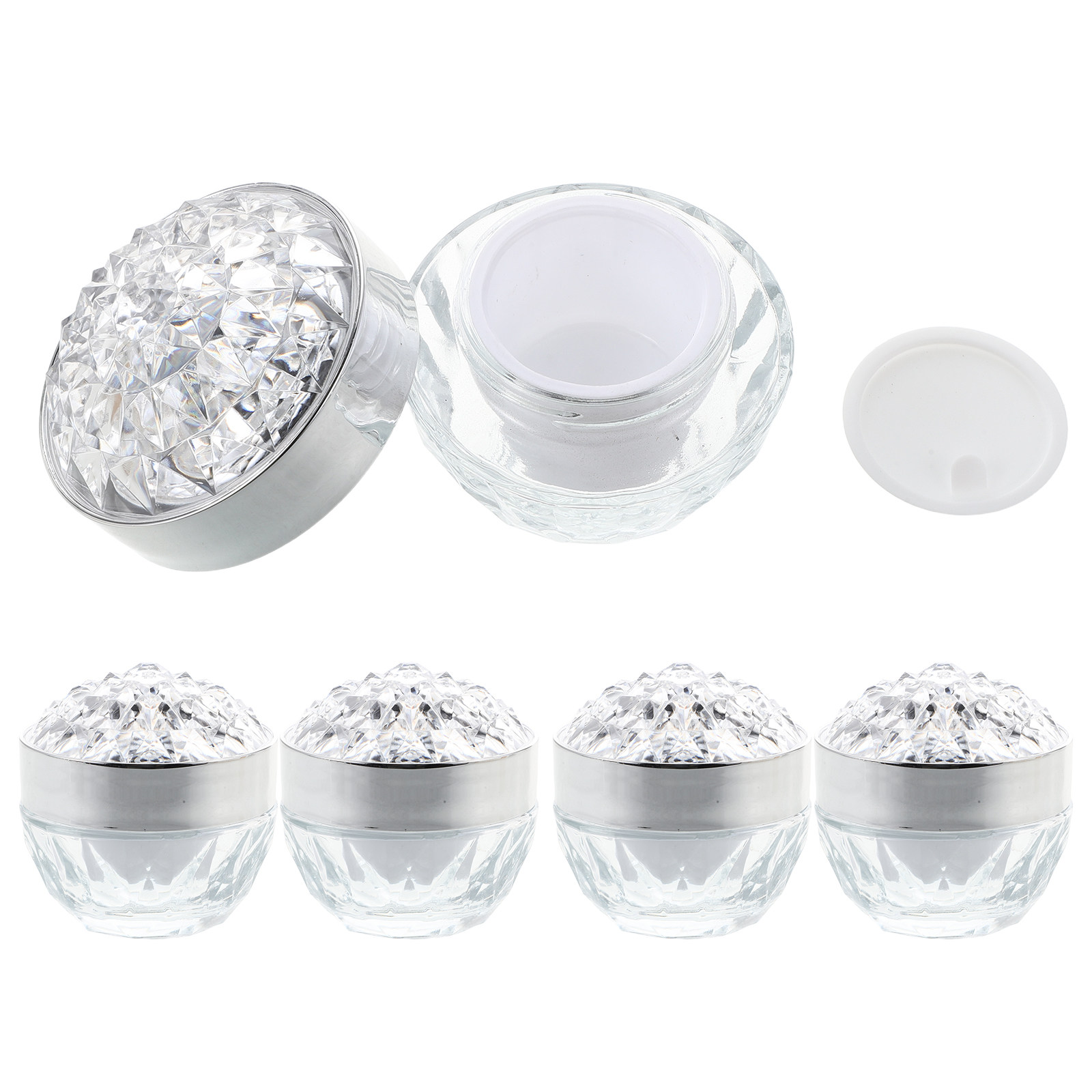 5 قطع من عبوات الكريم الزجاجية - مراجعة Luxury Skincare Travel Size وسعره