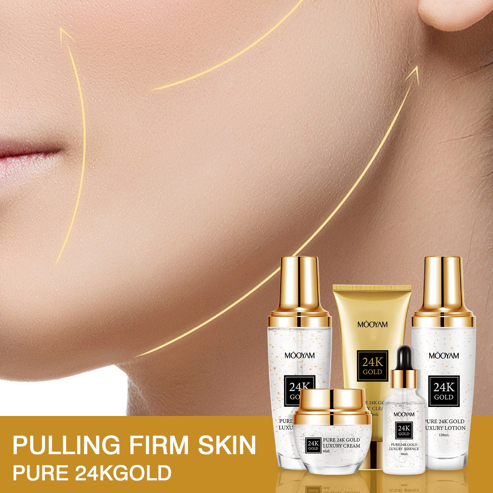 مجموعة مرطبة فاخرة من الذهب عي - مراجعة Luxury Skincare Set وسعره