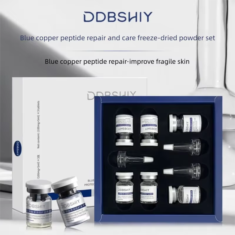 مسحوق ببتيد النحاس الأزرق GHK- - مراجعة Oligopeptide Wrinkle وسعره